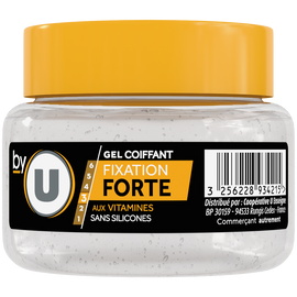 BY U Gel coiffant fixation forte - Pot 200ml