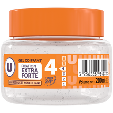 U Gel coiffant fixation extra forte - Pot 200ml
