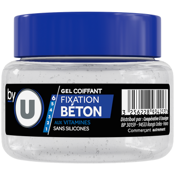 BY U Gel coiffant fixation béton BY U pot 200ml