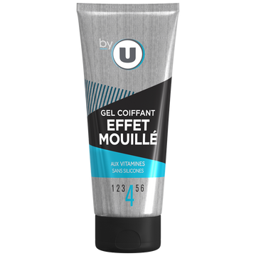 BY U Gel coiffant effet mouillé - Tube 200ml
