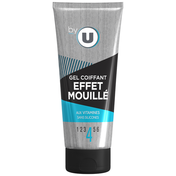 BY U Gel coiffant effet mouillé - Tube 200ml