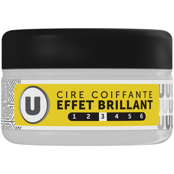 U Cire coiffante homme effet brillant - 75ml