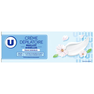U Crème dépilatoire maillot aisselles, 100ml