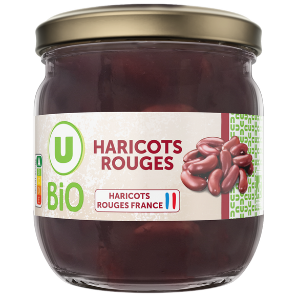 U BIO Haricots rouges  bocal 37cl, 205g