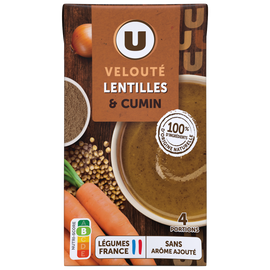 U Soupe Velouté de lentilles 1 litre
