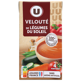 U Soupe Velouté de légumes du soleil brique 1 litre