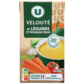 U Soupe Velouté de légumes fromage fondu brique 1L