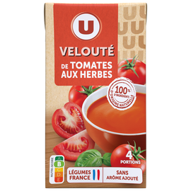 U Soupe Velouté de tomates brique 1 litre