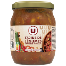 U Tajine de légumes amandes et pruneaux 520g