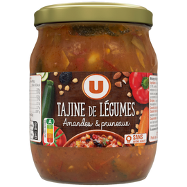 U Tajine de légumes amandes et pruneaux 520g