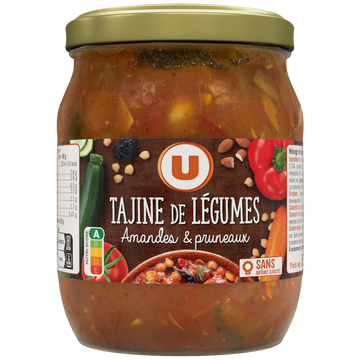 U Tajine de légumes amandes et pruneaux 520g