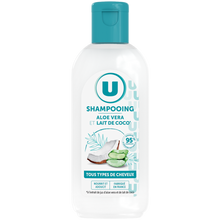 U Shampooing tous types de cheveux lait coco & aloe vera - 100ml