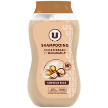 U Shampooing Cheveux secs, huile d'argan & macadamia - 250ml