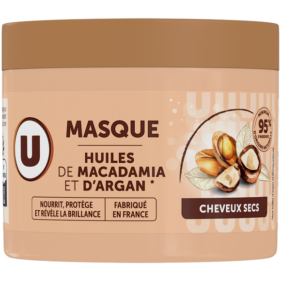 U Masque capillaire Cheveux secs, argan - 300ml
