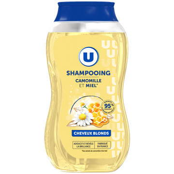 U Shampooing Cheveux blonds, camomille & miel - 250ml