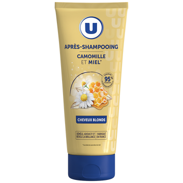 U Après-shampooing Cheveux blonds, camomille & miel - 200ml