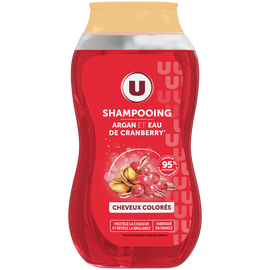 U Shampooing Cheveux colorés, huile argan & cranberry  - 250ml