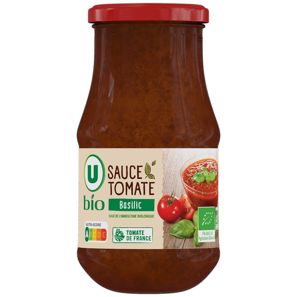 U BIO Sauce basilic  420g