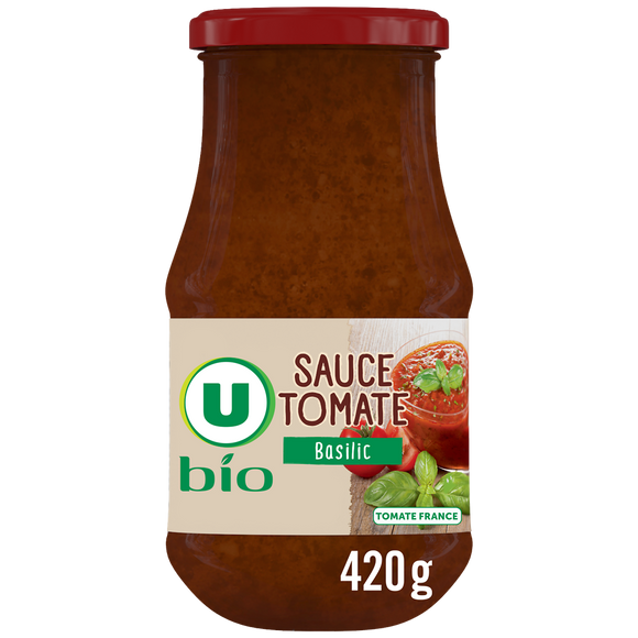 U BIO Sauce basilic 420g