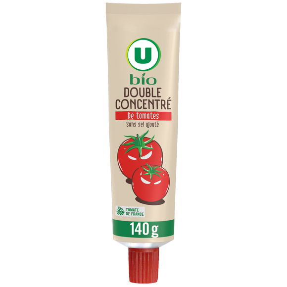 U BIO Double concentré de tomates 140g