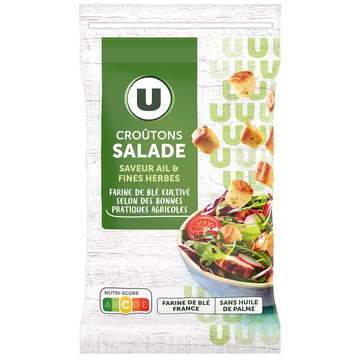 U Croûtons salade ail et fines herbes 60g