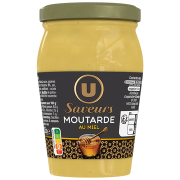 U SAVEURS Moutarde au miel 235g