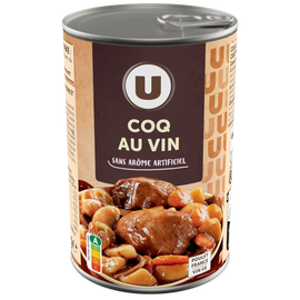 U Coq au vin boîte 1/2 400g