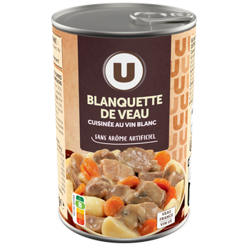U Blanquette de veau - Boîte de 400g
