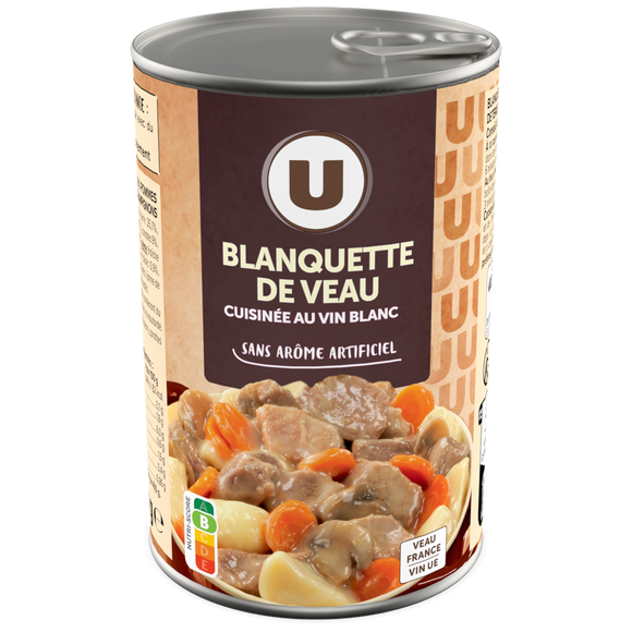U Blanquette de veau - Boîte de 400g