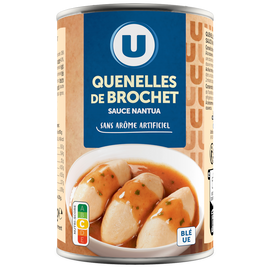 U Quenelles de brochet sauce nantua aromatisée Boîte 1/2 de 400g