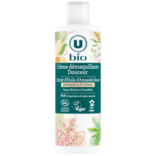 U BIO Crème démaquillante douceur amande douce, flacon 200ml