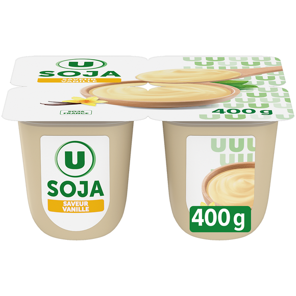 U Spécialité Soja vanille U 4x100g