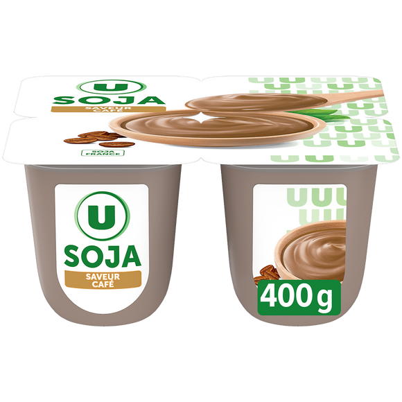 U Spécialité Soja café U 4x100g
