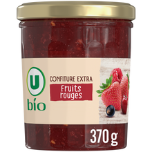U BIO Confiture aux 4 fruits rouges BIO pot 370g
