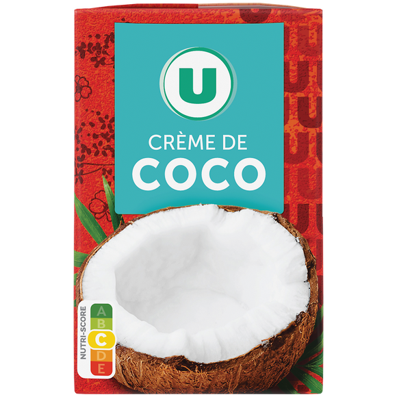 U Crême de coco brique 200ml