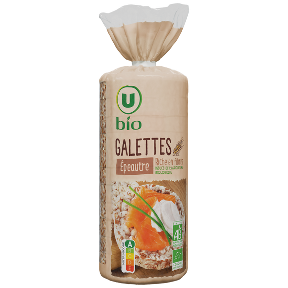 U BIO Galettes à base d'épeautre  130g