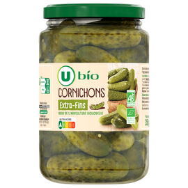 U BIO Cornichons extra fins - Bocal 37cl