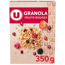 U Céréales Granola fruits rouges 350g