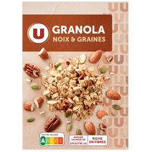 U Céréales Granola Noix & Graines 350G