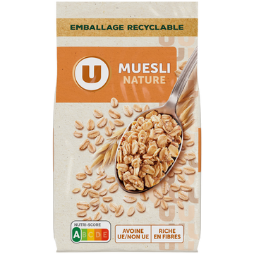 U Céréales Muesli nature, 400g