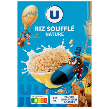 U Céréales Riz soufflé Nature  375g