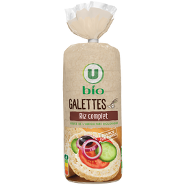 U BIO Galettes de riz complet  130g