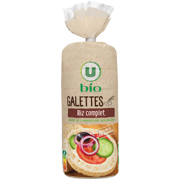 U BIO Galettes de riz complet  130g