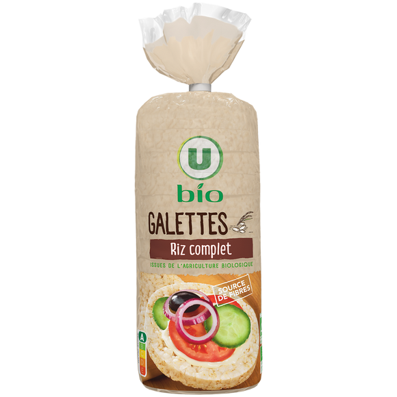 U BIO Galettes de riz complet  130g