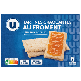 U Tartines grillées craquantes au froment 250g