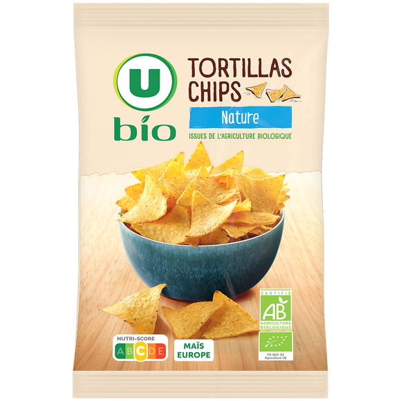 U BIO Tortillas chips salés 150g