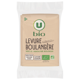 U BIO Levure boulangère, sachet 30g
