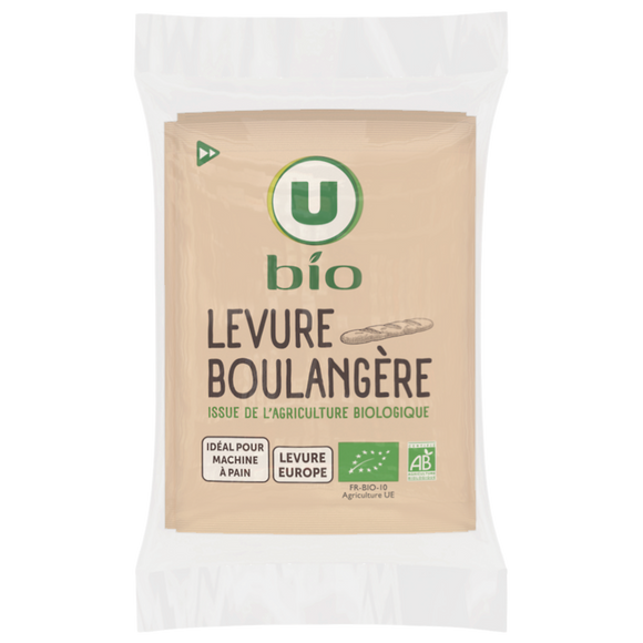 U BIO Levure boulangère, sachet 30g