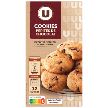 U Préparation pour cookies aux chunks de chocolat, 300g
