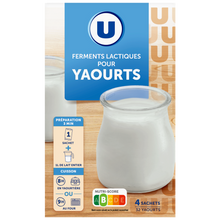 U Ferments lactiques pour yaourts, 8g